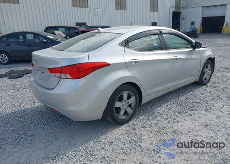2013 Hyundai Elantra Gls from USA, damaged, VIN KMHDH4AE7DU858457